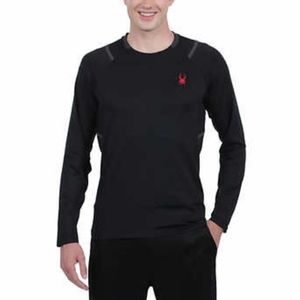 Spyder Active Midweight Long Sleeve Baselayer Shirt Sz Mens Medium